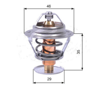 Термостат, охладителна течност GATES TH10489G1