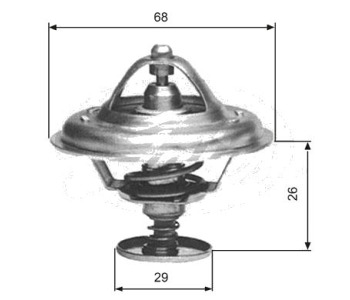 Термостат, охладителна течност GATES TH08983G1