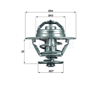 Термостат, охладителна течност MAHLE TX 93 83D