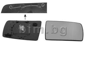 Стъкло за огледало дясно асферично с подгрев Синьо