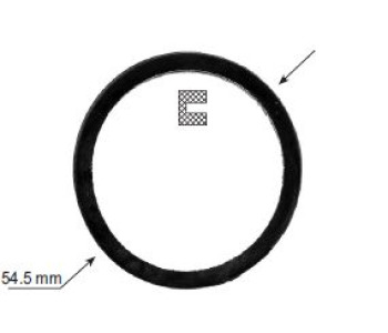 Уплътнение, корпус на термостата MOTORAD MG-23