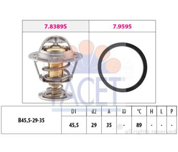 Термостат, охладителна течност FACET 7.8389