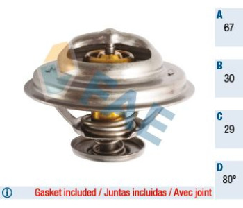 Термостат, охладителна течност FAE 5301680