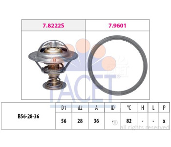 Термостат, охладителна течност FACET 7.8728