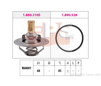 Термостат, охладителна течност EPS 1.880.310