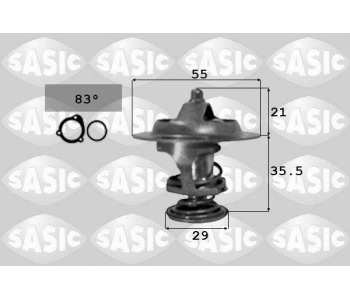 Термостат, охладителна течност SASIC 3381231