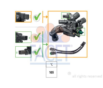 Термостат, охладителна течност FACET 7.8927K