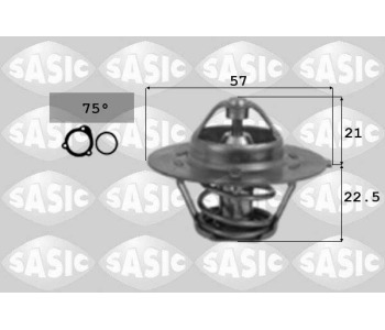 Термостат, охладителна течност SASIC 3371491