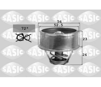 Термостат, охладителна течност SASIC 3371401