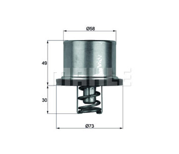 Термостат, охладителна течност 86°C MAHLE